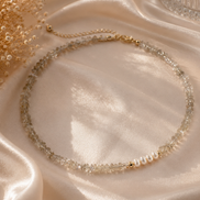 Citrine & Freshwater Pearl Necklace