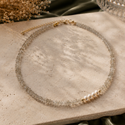 Citrine & Freshwater Pearl Necklace