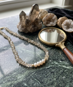 Citrine & Freshwater Pearl Necklace
