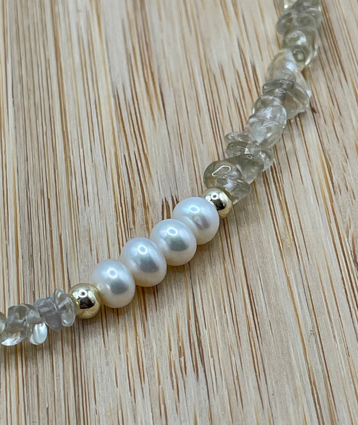 Citrine & Freshwater Pearl Necklace