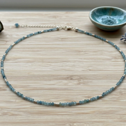 Faceted Multicolour Tourmaline Choker Necklace in 14K Gold Plate
