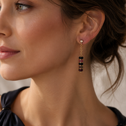 Natural Tourmaline Drop Earrings