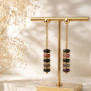 Natural Tourmaline Drop Earrings
