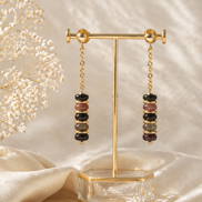 Natural Tourmaline Drop Earrings