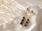 Natural Tourmaline Drop Earrings