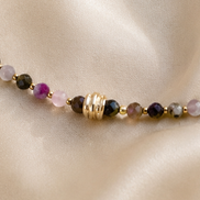 Faceted Multicolour Tourmaline Necklace