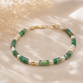 Aventurine & Freshwater Pearl Bracelet
