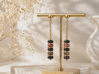 Natural Tourmaline Drop Earrings